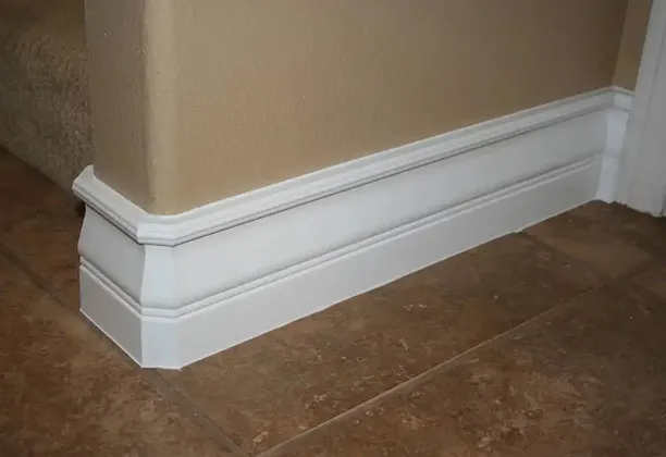 Wall Baseboards installed along the lower edge of a modern interior wall with a clean finish and floor transition