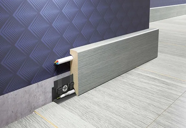 Wall Skirting installed along the base of a modern living room wall with clean edges and durable finish