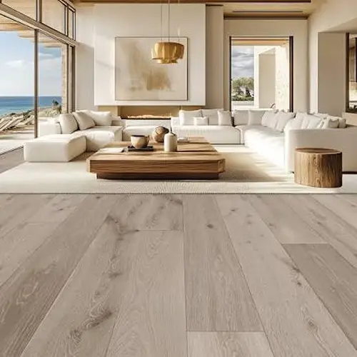 Wire-brushed Laminate Flooring