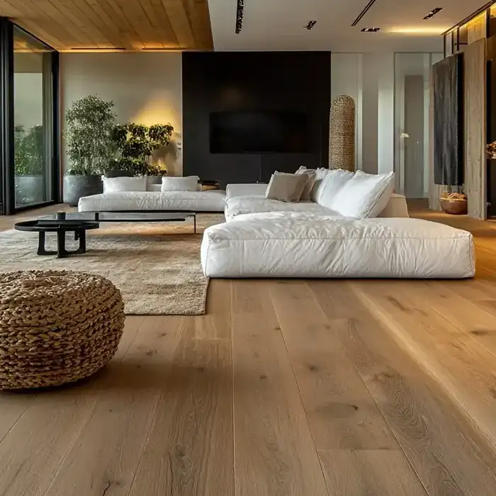 Wooden Flooring Villas featuring natural wood planks across luxury residential interiors