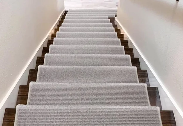 Wool Stair Carpet Dubai, close-up of natural wool fibers and carpet weave