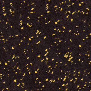 Yellow Fleck Gym Flooring