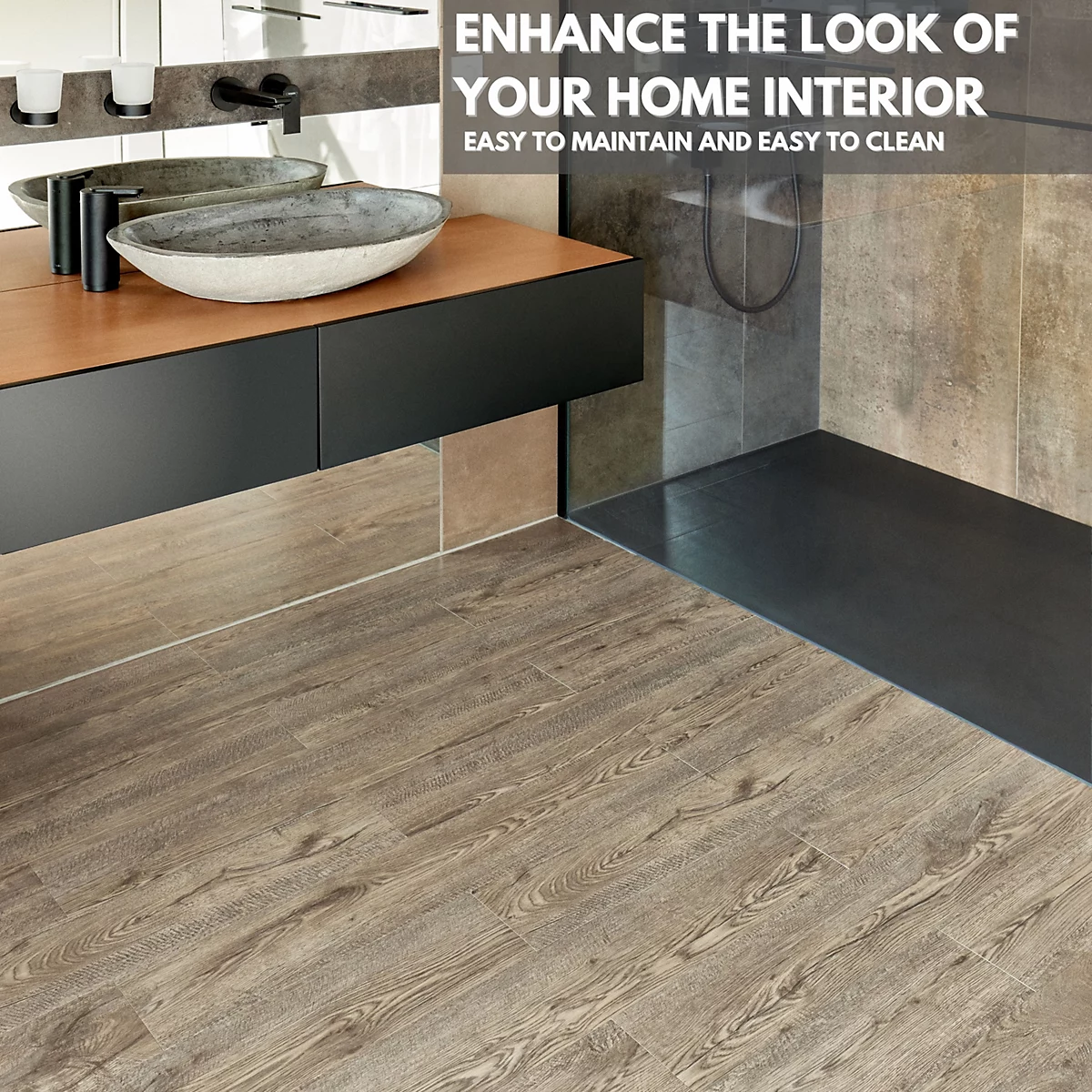 Self Adhesive Floor Planks – Peel & Stick Vinyl Flooring - Image 3