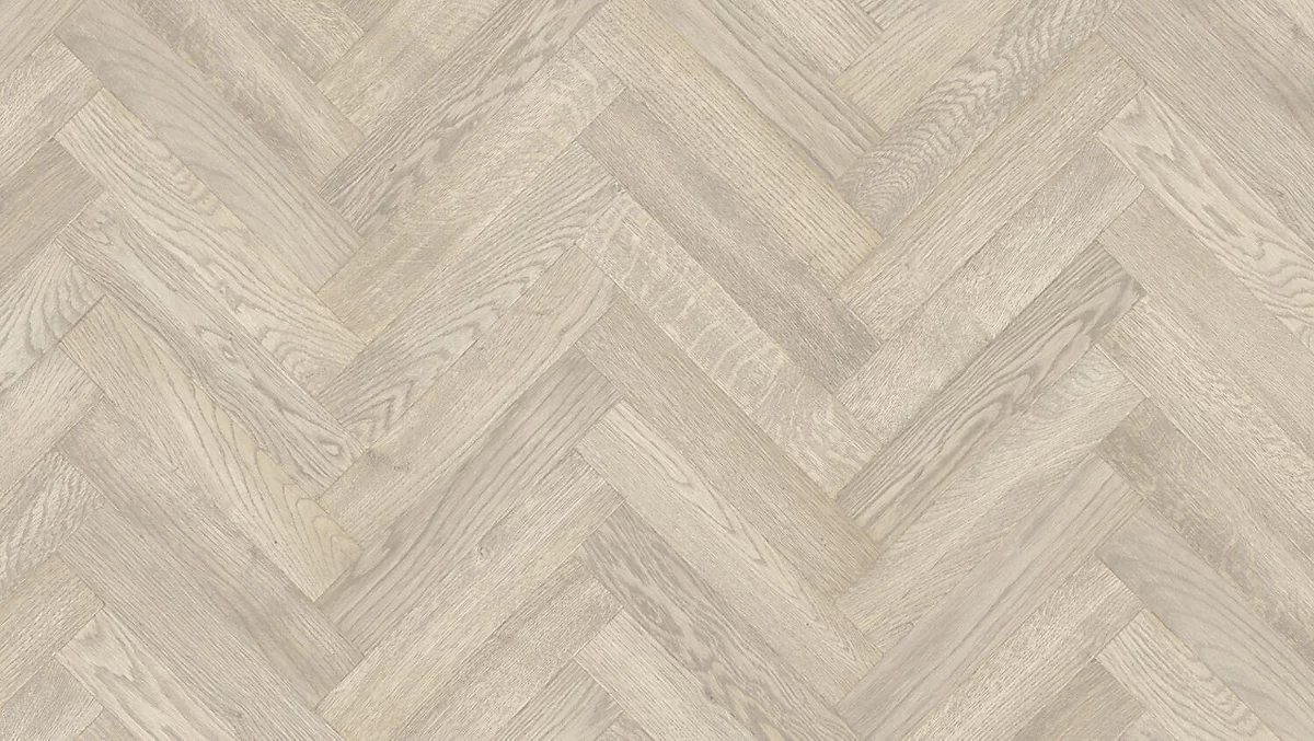 Valley Marton Beige Herringbone Vinyl Flooring - Image 2