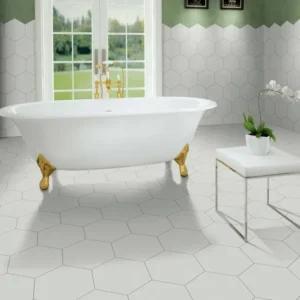 Aspect Grey Hexagon Flooring