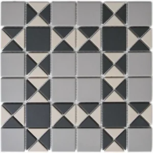 Black & White Mosaic Flooring
