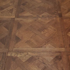 Dark Mahogany Oak Versailles Flooring