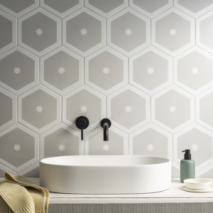 Dove Grey Hexagon Flooring