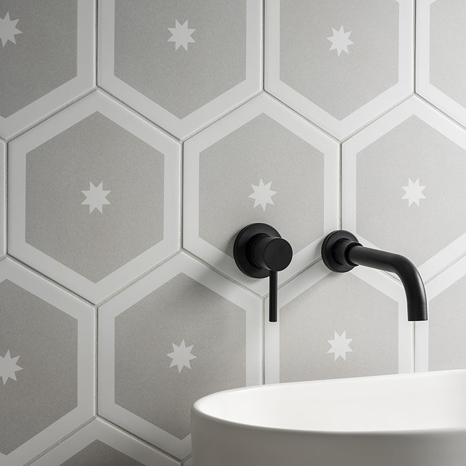 Dove Grey Hexagon Flooring