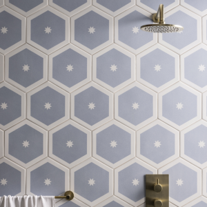 Duck Egg Hexagon Flooring