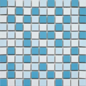 Light Blue Mosaic Flooring