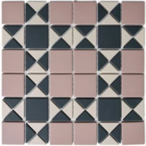 Pink Mosaic Flooring