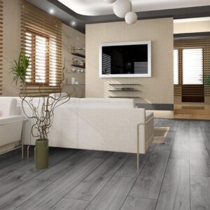 Steel Grey Oak Laminate Flooring