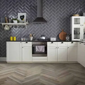 Birch Blonde Wood Parquet LVT Flooring