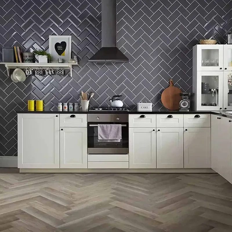 Birch Blonde Wood Parquet LVT Flooring