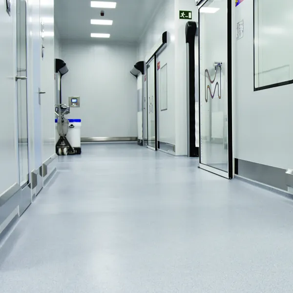 Seamless hygienic epoxy floors for healthcare environments