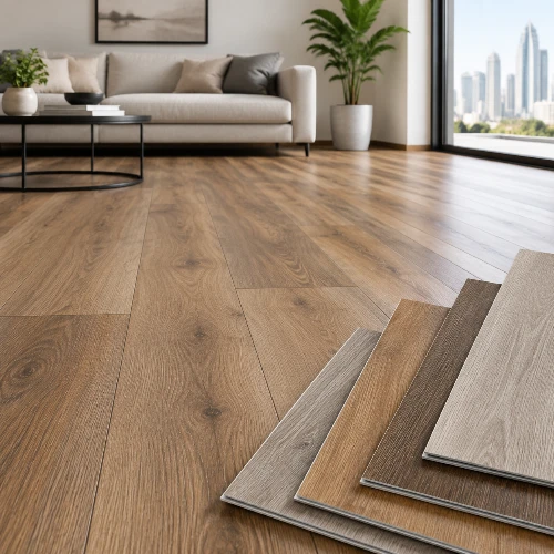 premium vinyl wooden flooring in Dubai