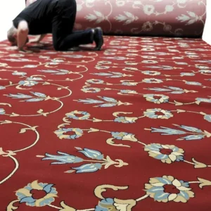 Istanbul Blue Premium Mosque Prayer Carpet