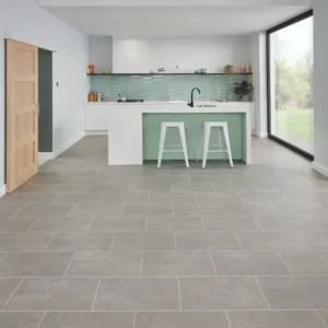 Karndean Smoked Concrete Knight Tile LVT