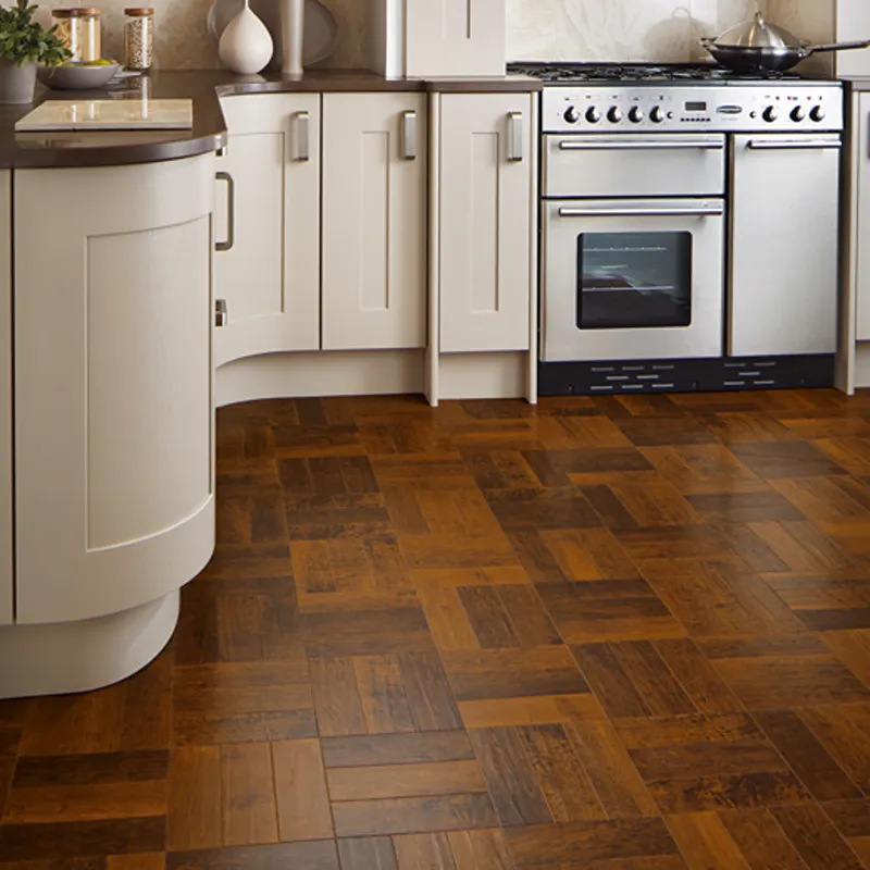 Karndean Spanish Cherry Herringbone-LVT Flooring