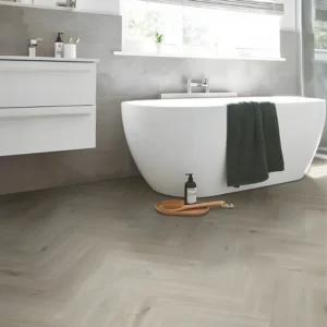 Palio Core Monza Grey Herringbone LVT Flooring