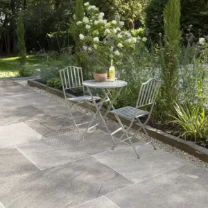 Gris Tumbled Porcelain Outdoor Paving