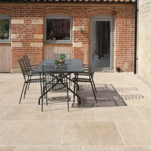 Sable Tumbled Porcelain Outdoor Paving